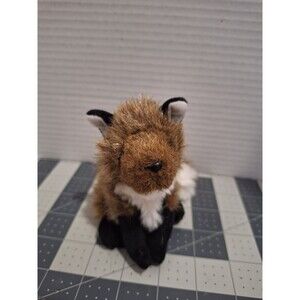 Folkmanis Finger Puppet brown fox Plush stuffed animal toy